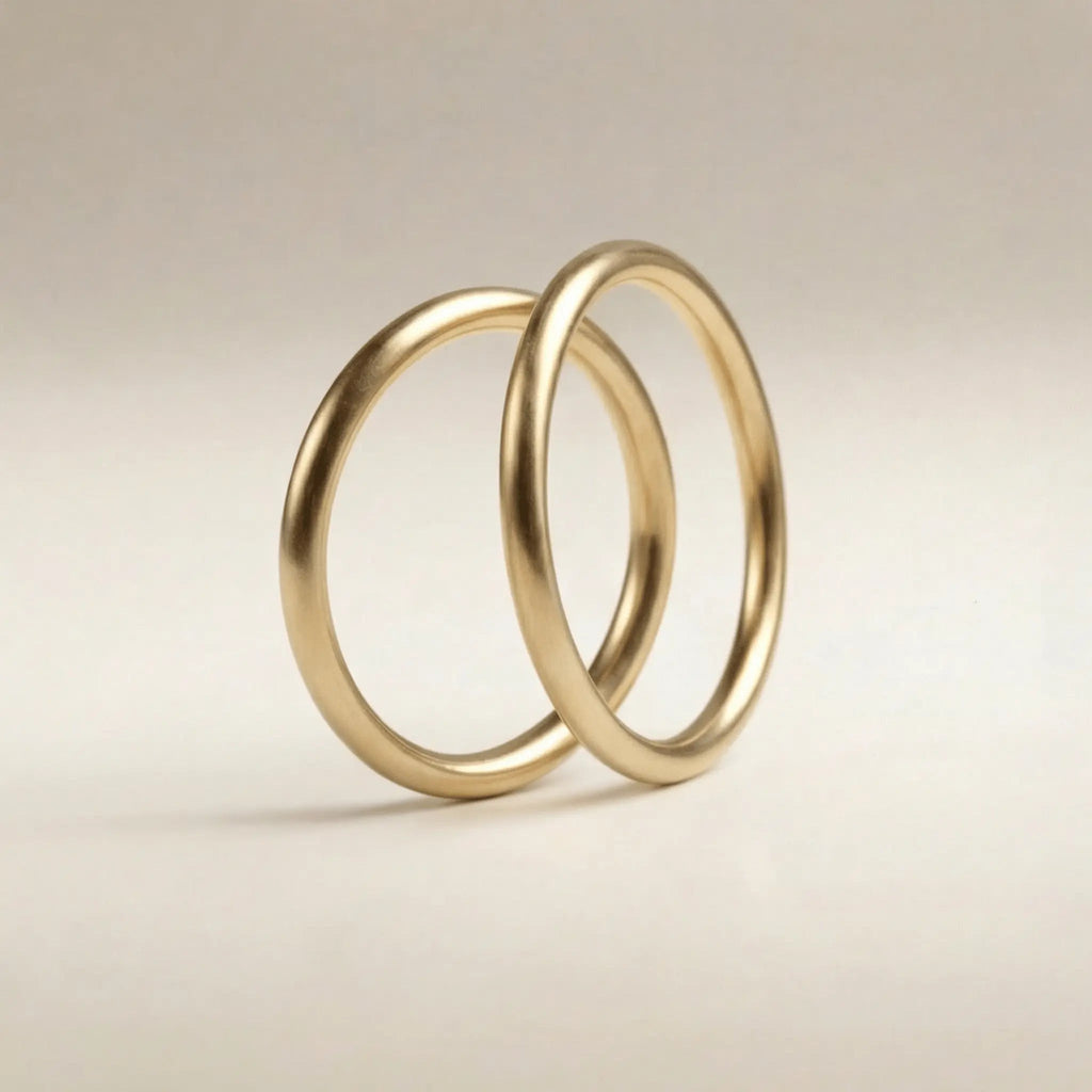 2mm Gold Wedding Band – Classic Elara – 9ct/14ct/18ct Gold