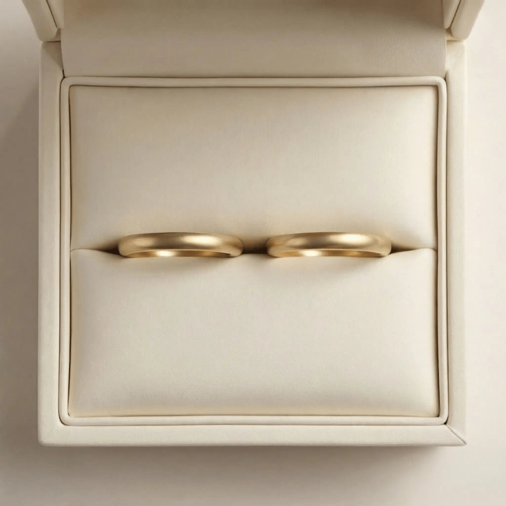 2mm Gold Wedding Band – Classic Elara – 9ct/14ct/18ct Gold
