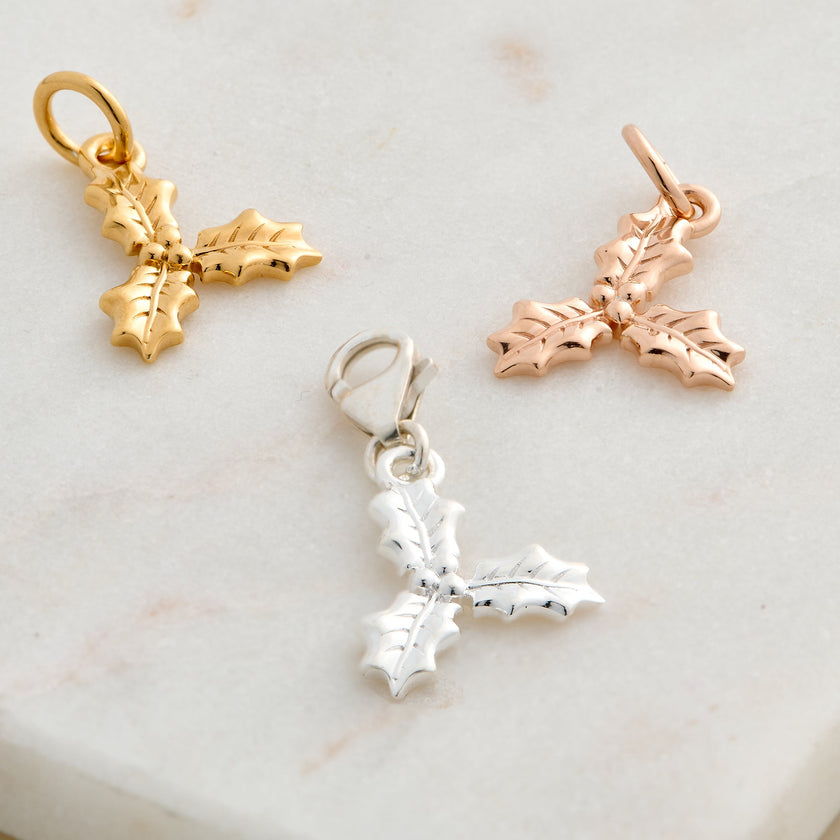 Holly Silver Charm