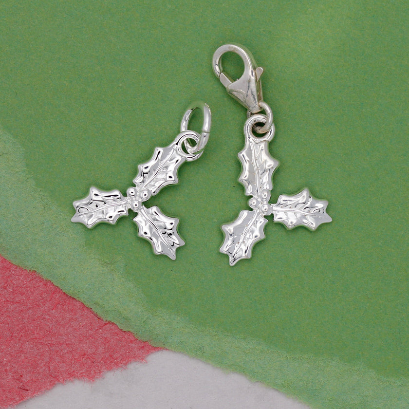 Holly Silver Charm