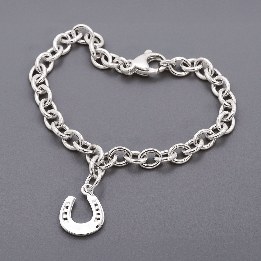 Fer à Cheval Porte-Bonheur en Argent