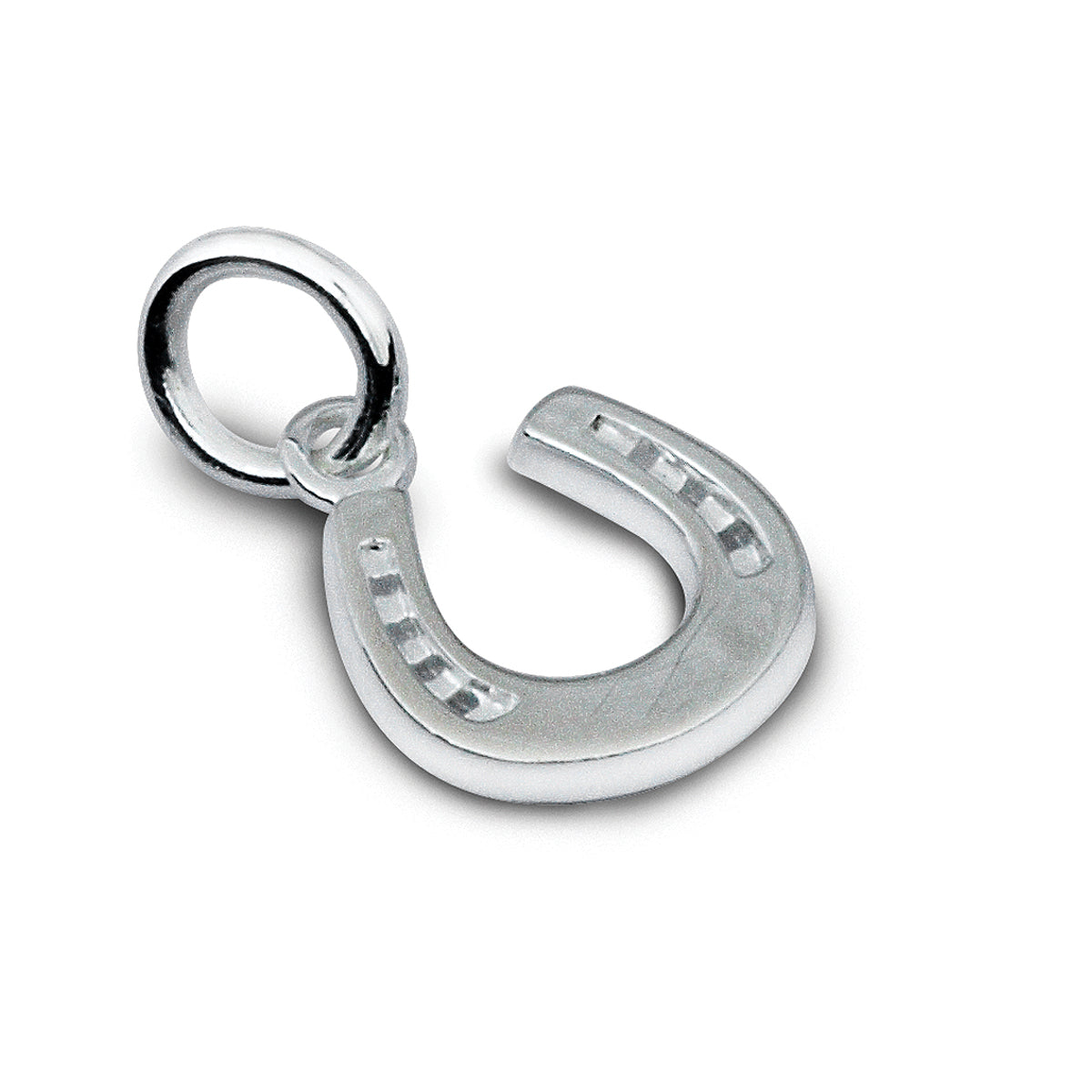 Horse Shoe Lucky Silver Charm