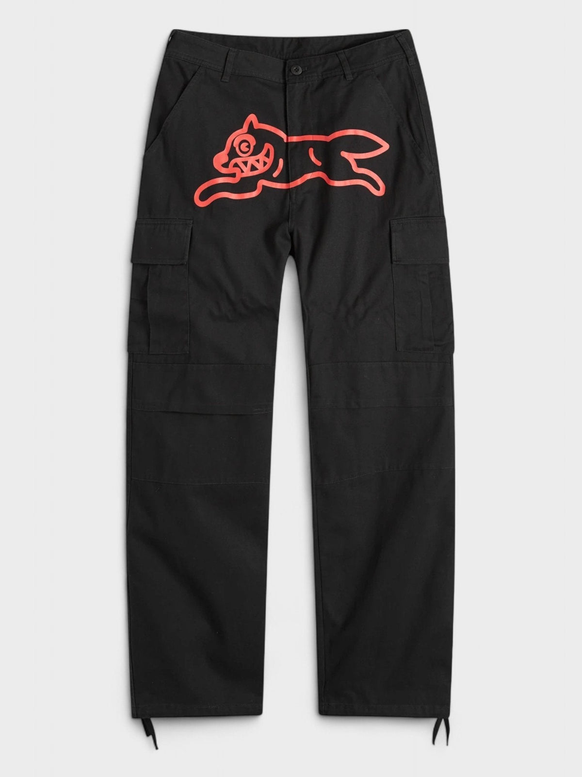 Running Dog Cargo Pant Black Red