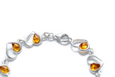 Amber Heart Bracelet