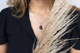 Kirsebær-rav ELEMENT anhengskjede