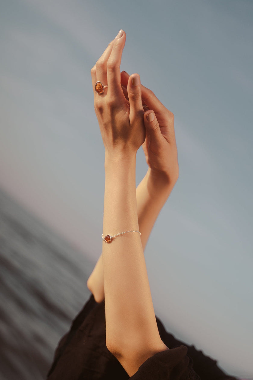 Bernstein-Gliederarmband ELEMENT