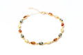 Multicoloured Gold Oval Bracelet