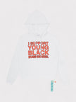 Off-White Black Business Slim Hoodie White