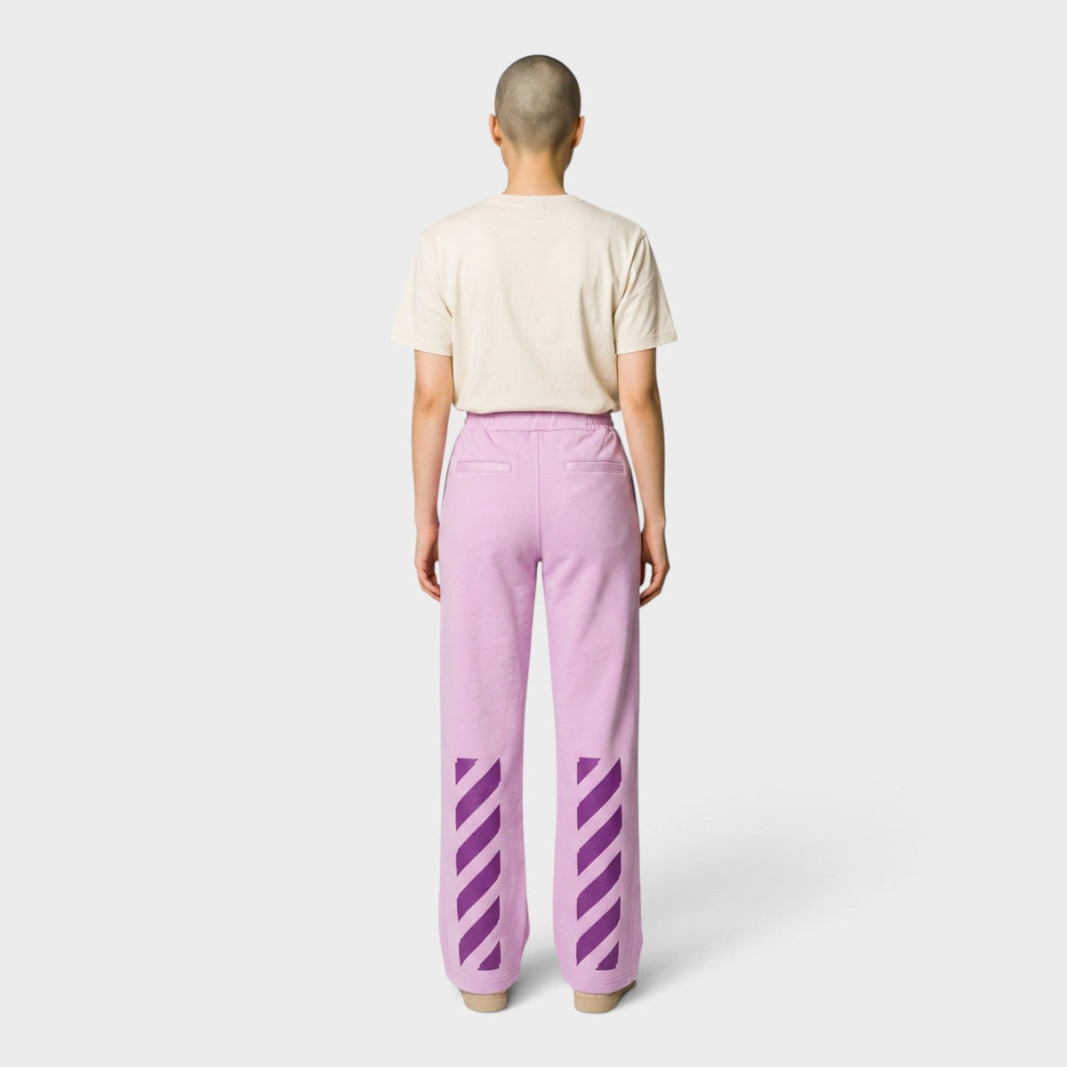 Diag Tapered Sweatpant Lilac