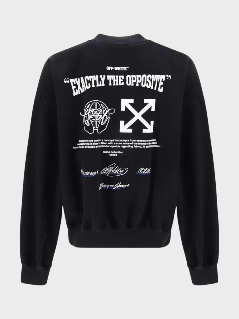 Exact Opp Boxy Crewneck Black
