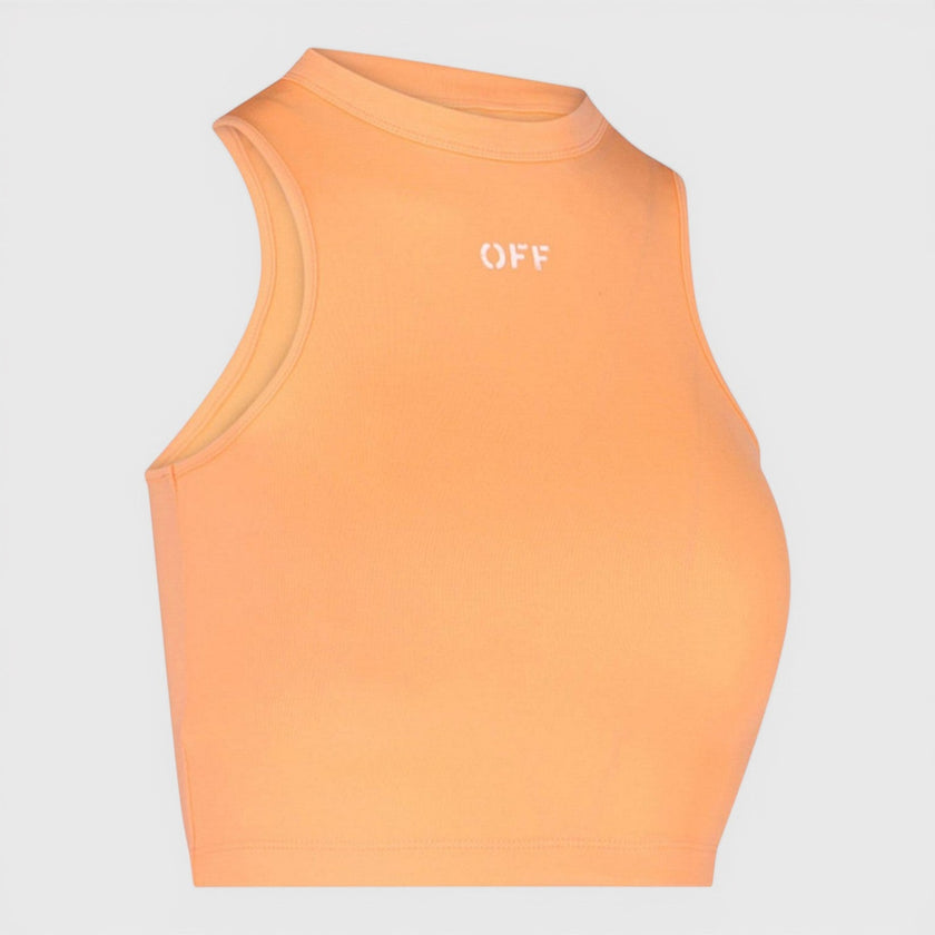 Sleek Rowing Top Peach Orange
