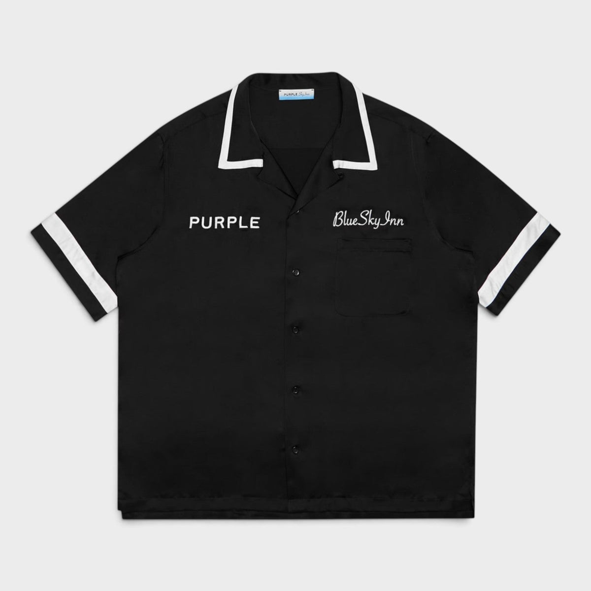 Waiter Embroidered Shirt Black
