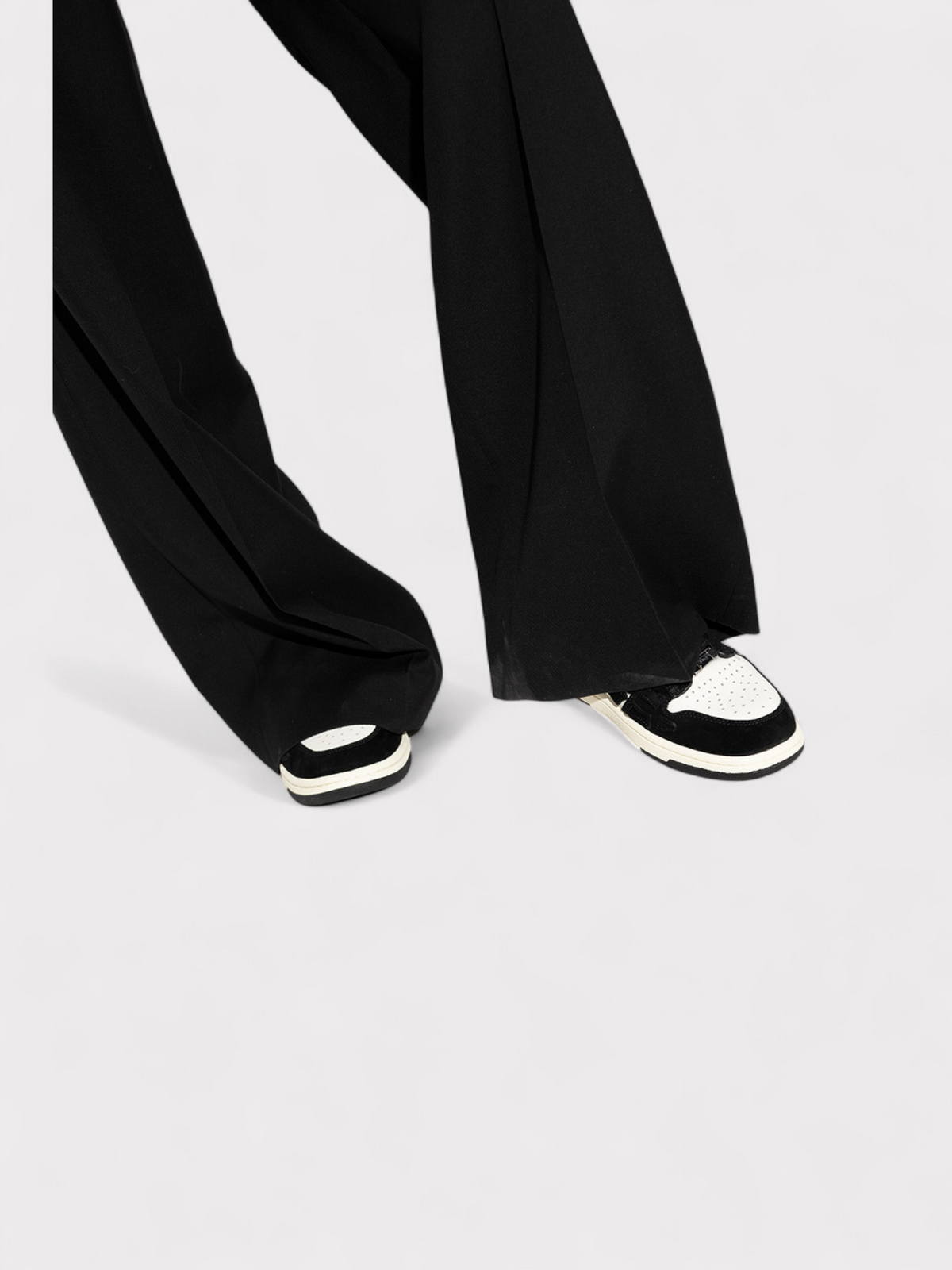 Amiri Skel Low Top Mule Shearling Black Wmns