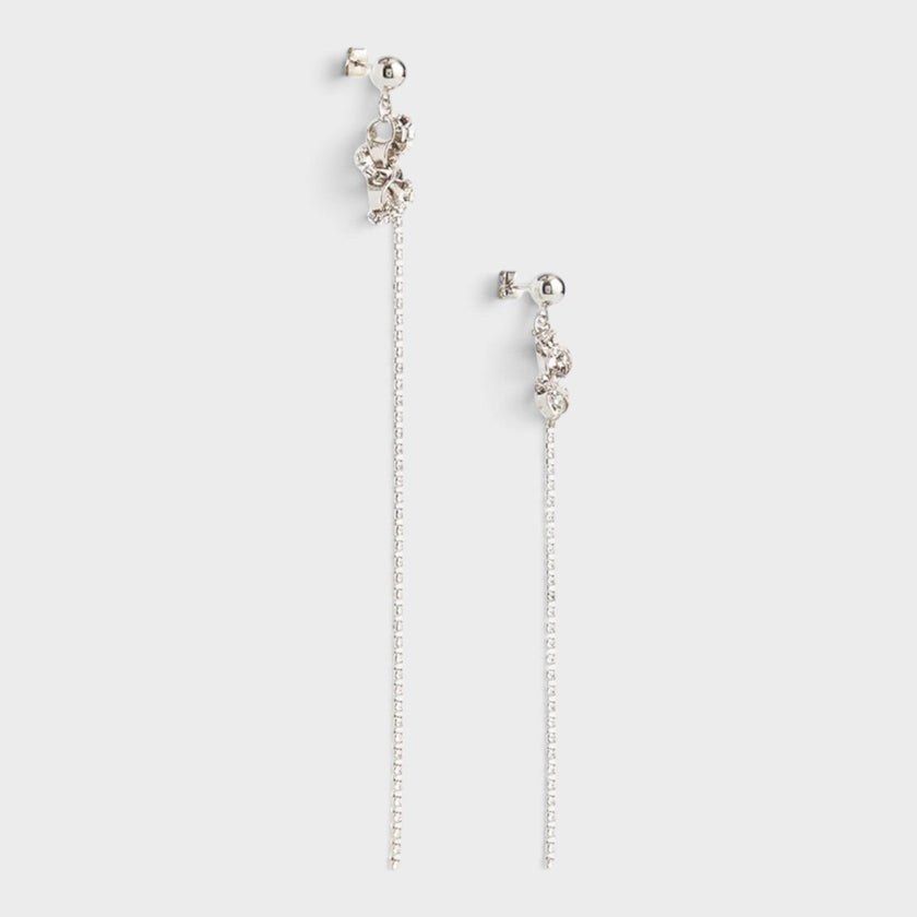 Mia Palladium-Plated Brass Earrings