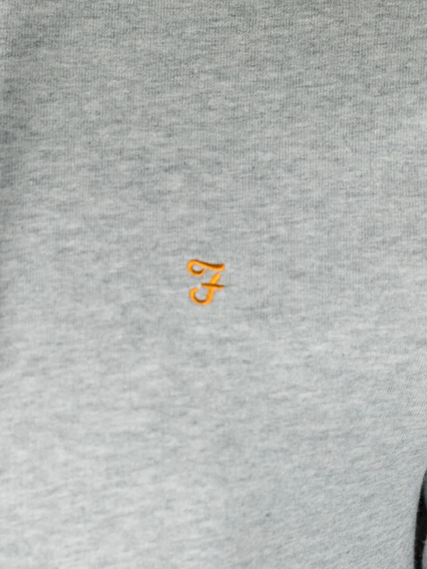 Farah Zain Light Marl Grey Hoodie