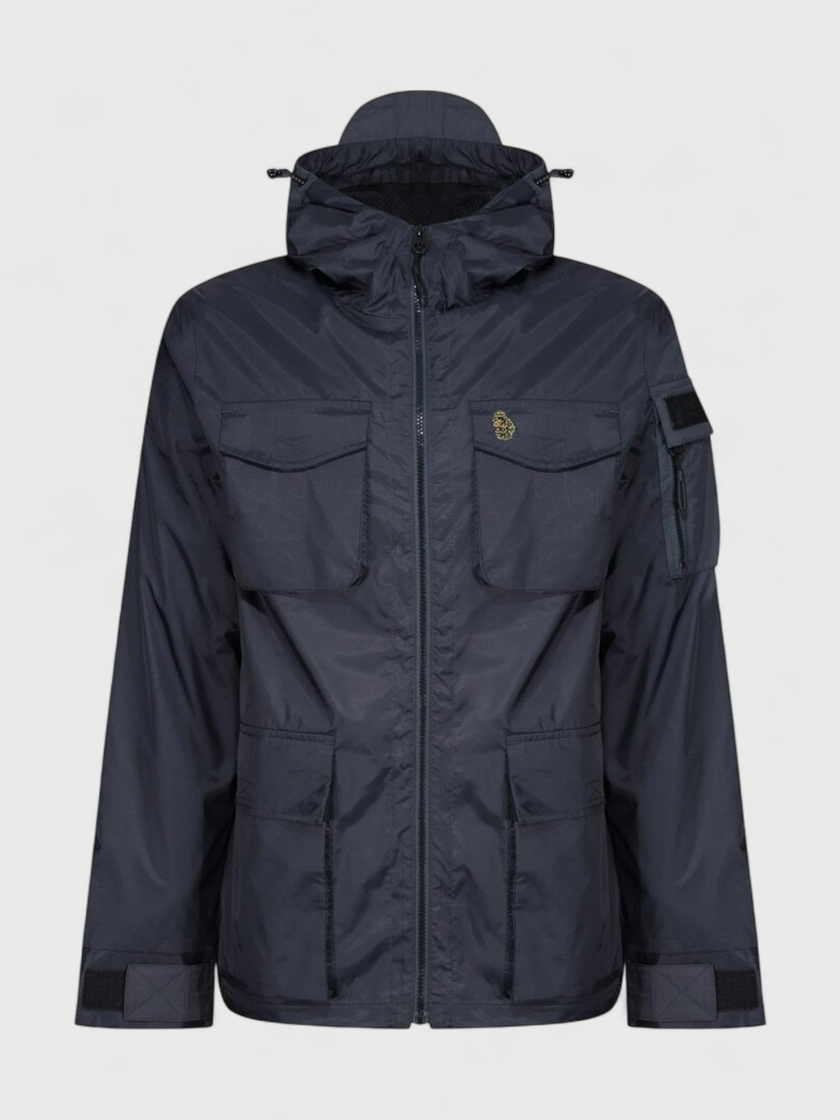 Luke Sport Technical Lightweight Hood Jacket Charcoal
