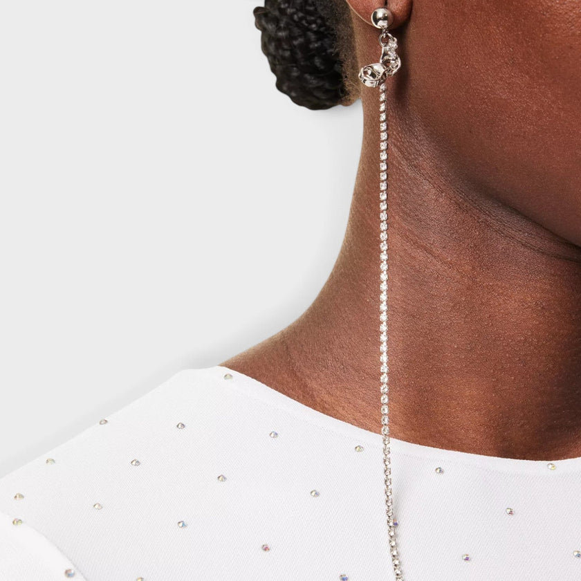 Mia Palladium-Plated Brass Earrings
