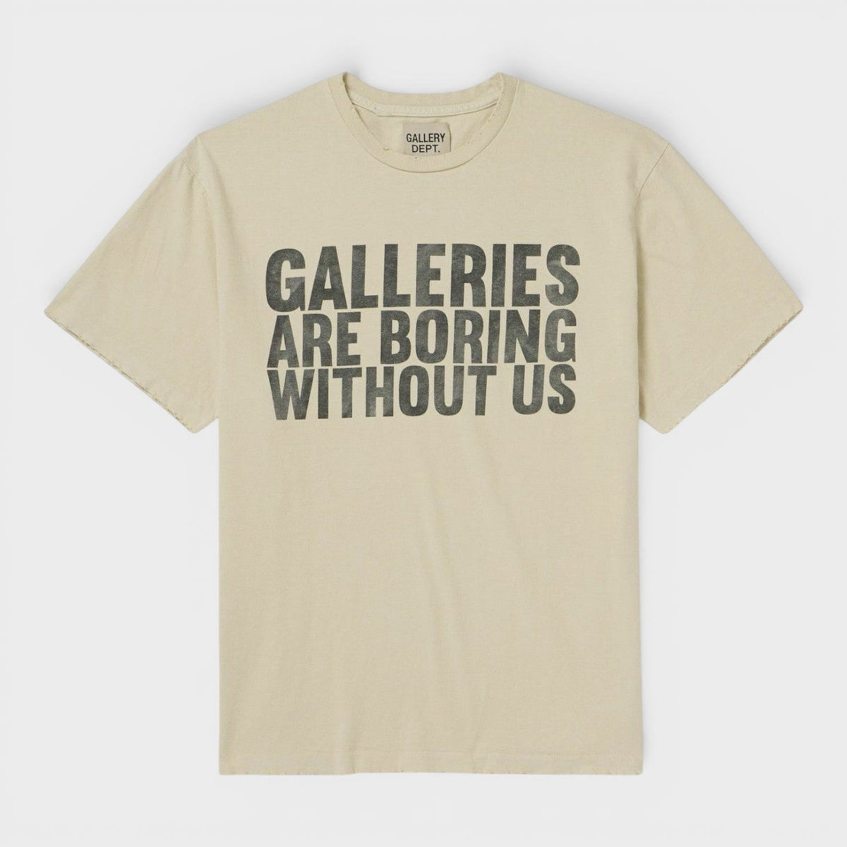 Boring Logo Tee Archival White
