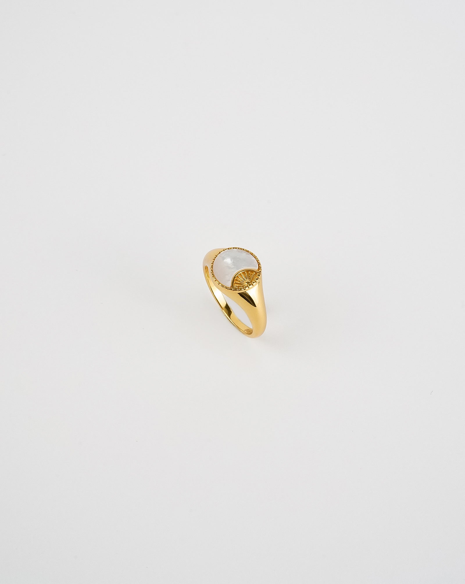Ray of Sun Mother of Pearl Ring