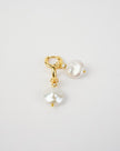 Classic Huggie Pearl Earrings