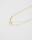Chain Link Pearl Necklace