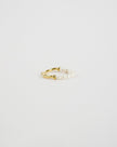 Hammered Pearl Ring