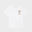 Printed T-Shirt Nature Teacher White