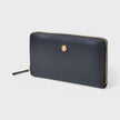 Zip Around Wallet Leather Black