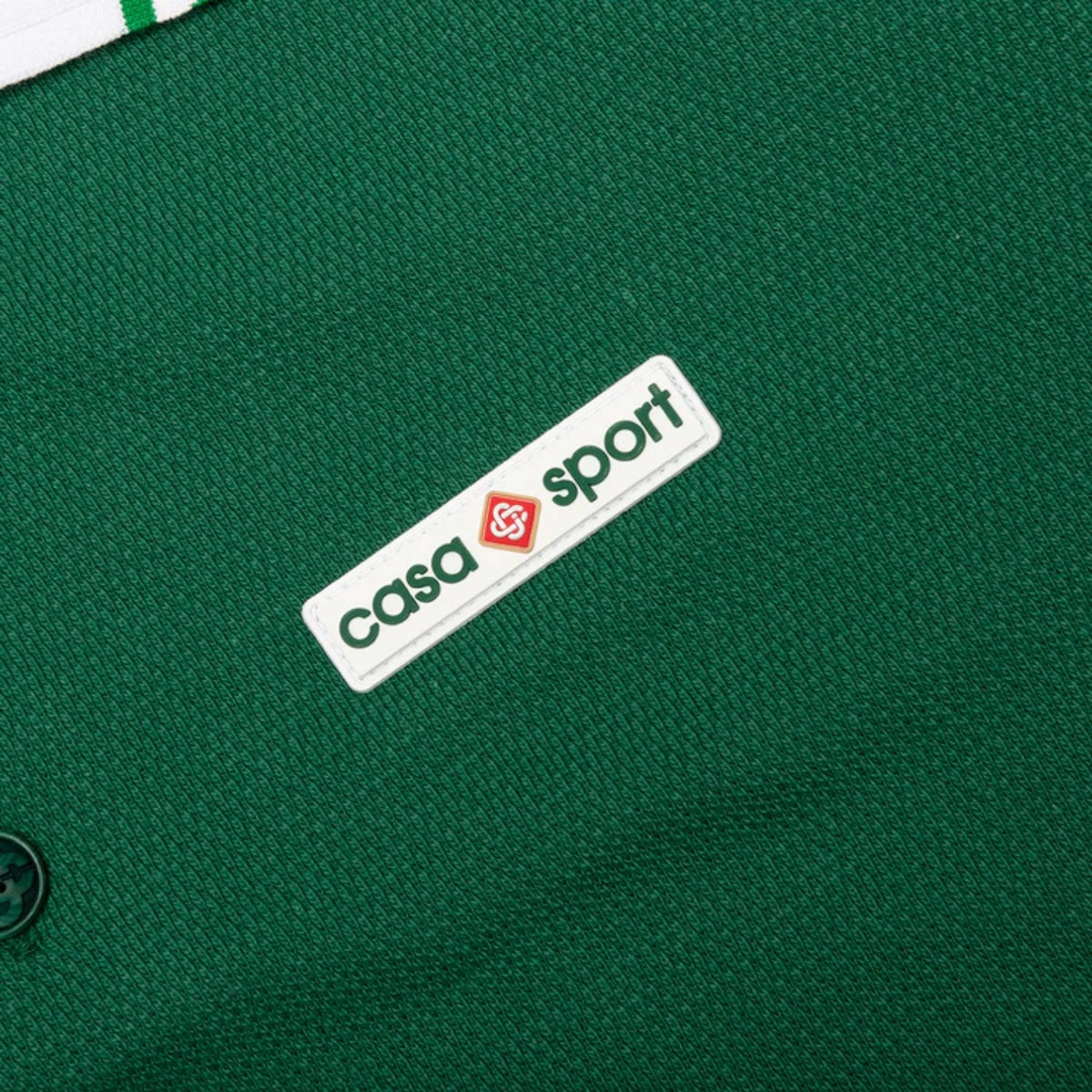 Textured Pique Polo Evergreen