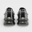 Odissea Leather Low-top Trainers In Gunmetal
