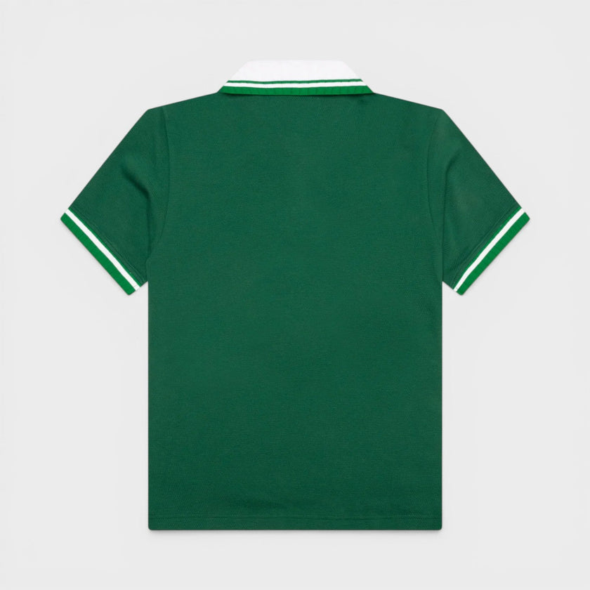 Textured Pique Polo Evergreen