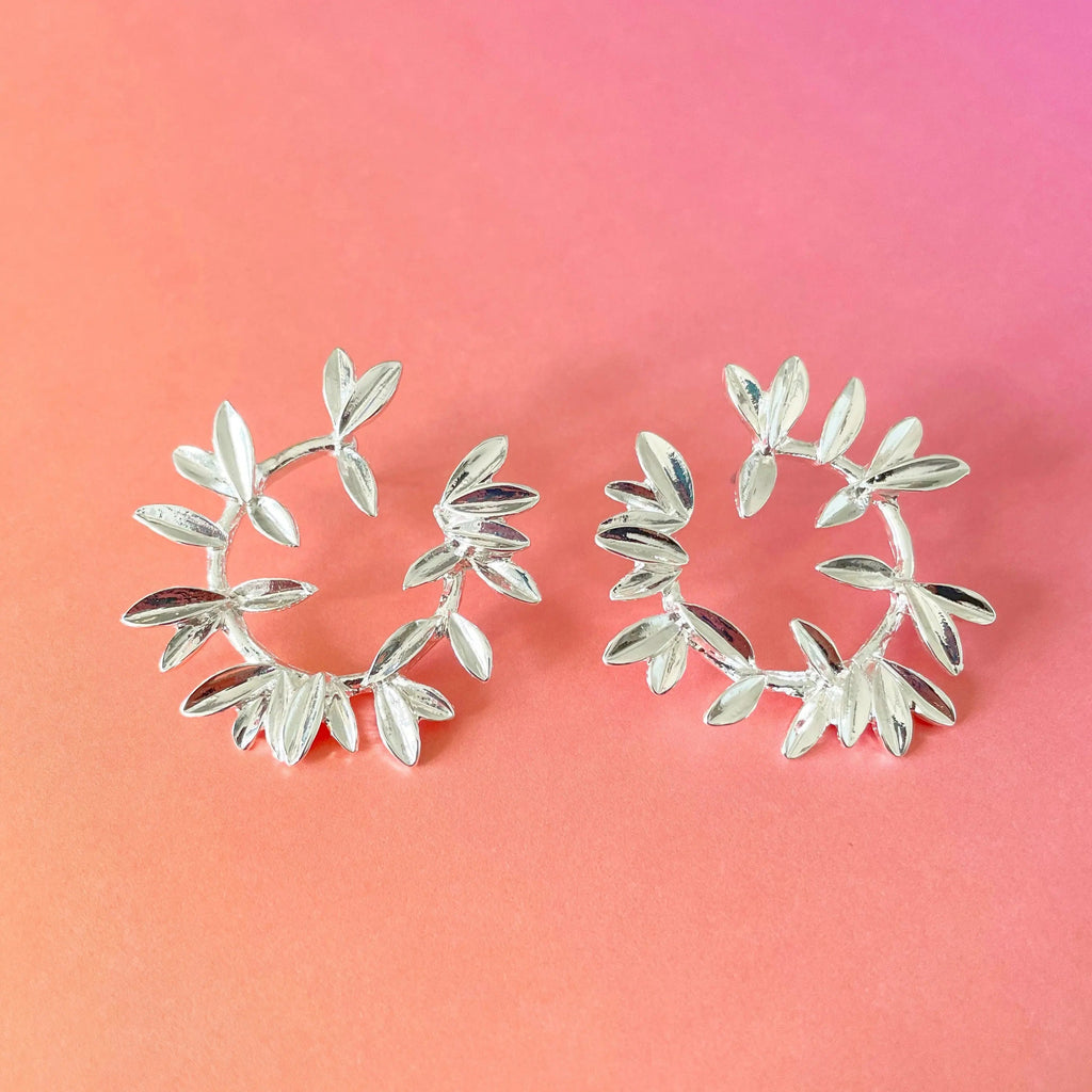 Ohrringe „Tia Silver Wreath“