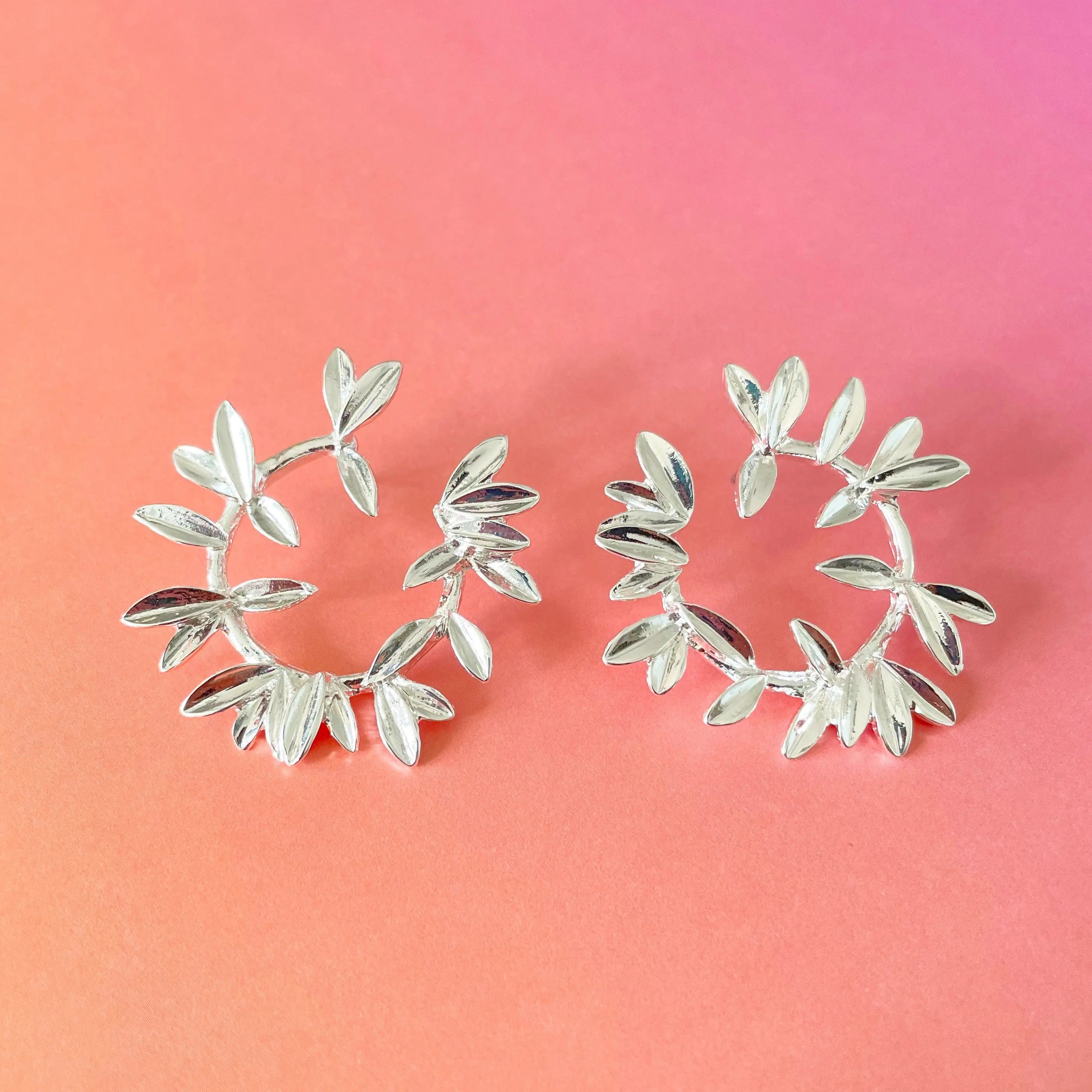 Ohrringe „Tia Silver Wreath“