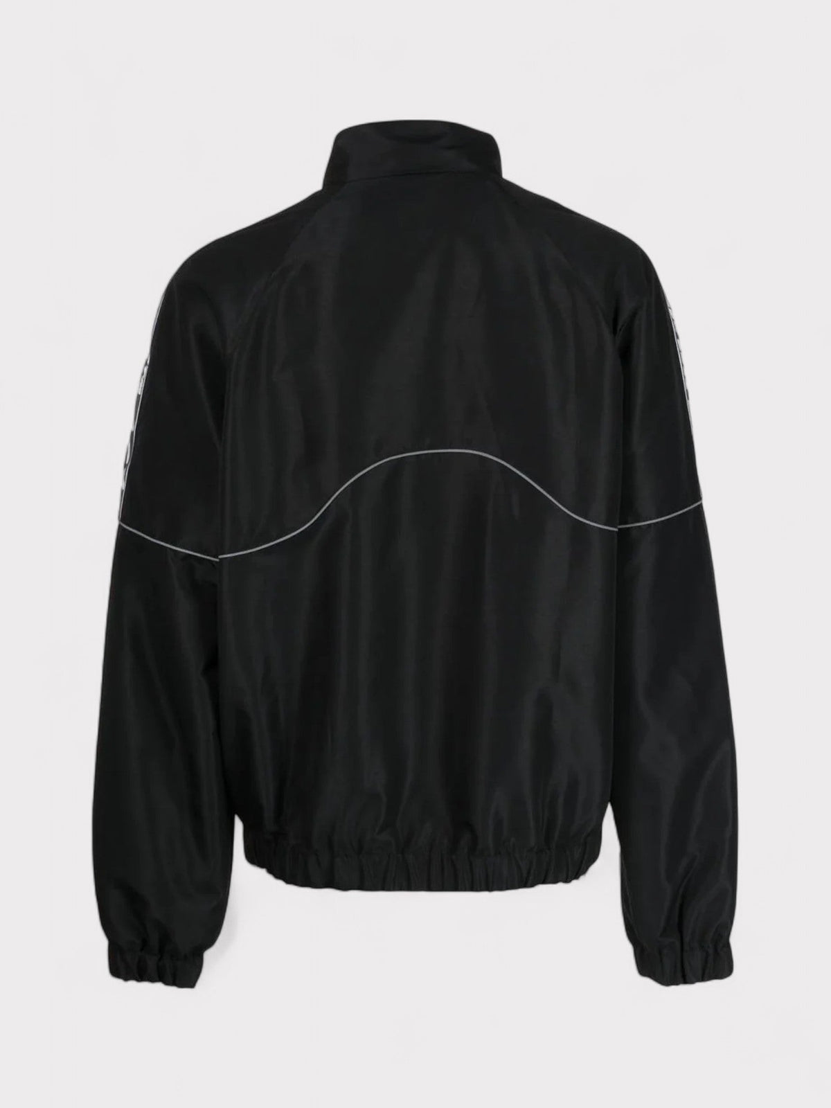 Piping Logo Track Jacket Black