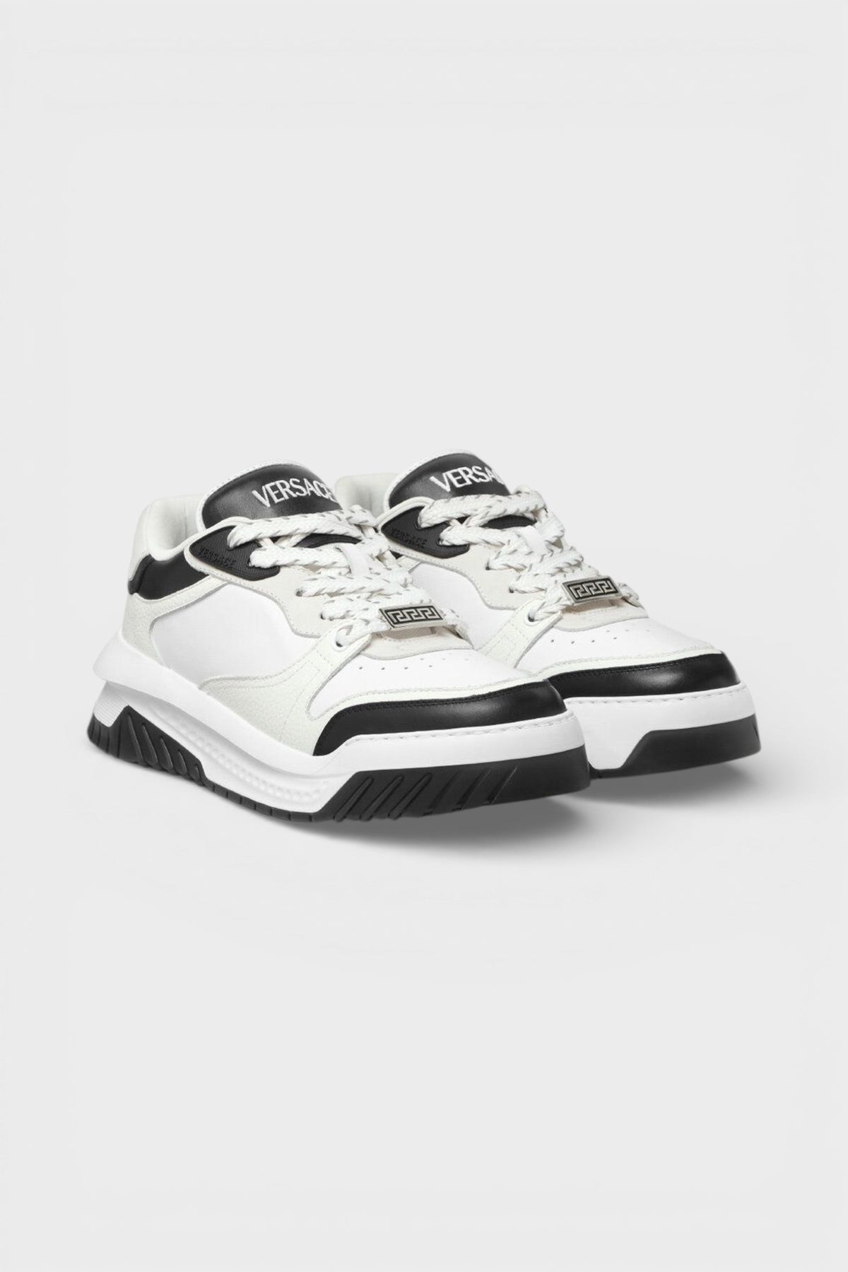 Versace Greca Odissea Sneaker White Black Palladium