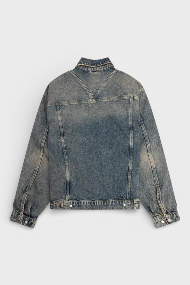 Represent Clo R4 Denim Jacket Blauw Crème