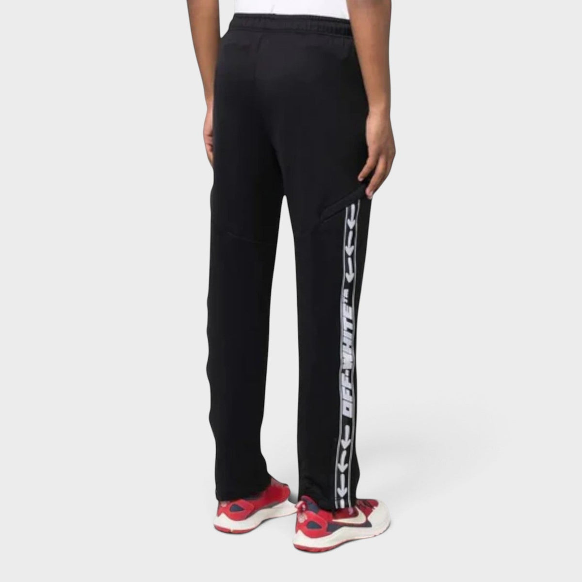 Logoband Sport Sweatpants Black White