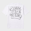 Graffiti Over Skate Short Sleeve Tee White