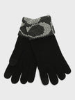 Coach Jumbo Signature C Knit Gloves Black