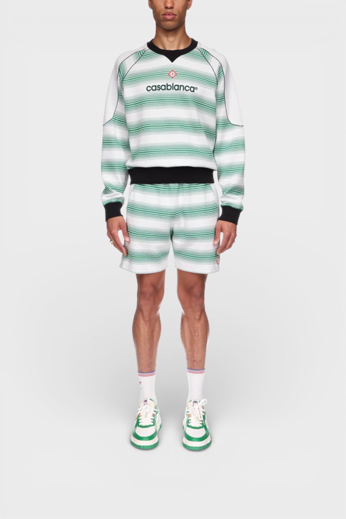 Casablanca Interlock Sweatshirt Gradient Stripe