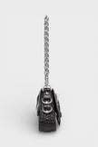 Lindsay Leather Shoulder Bag Black