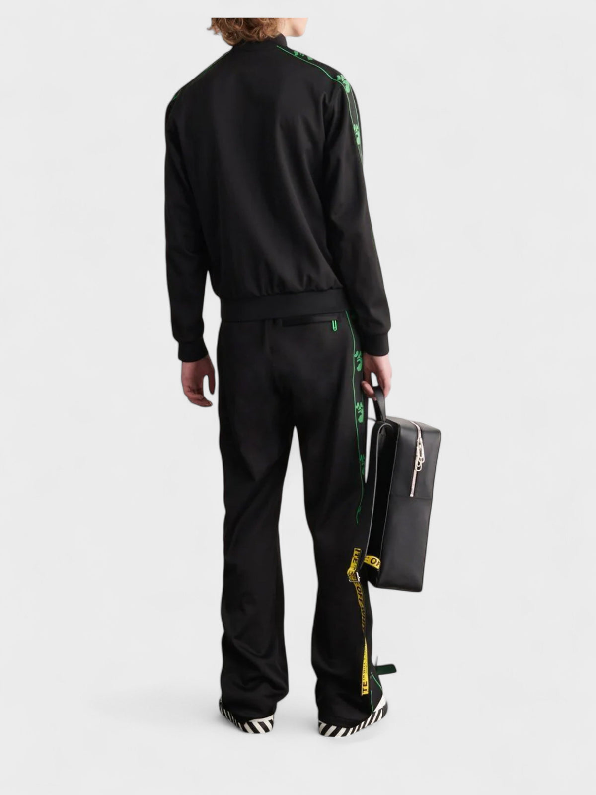 OW Logo Face Band Tracktop Black