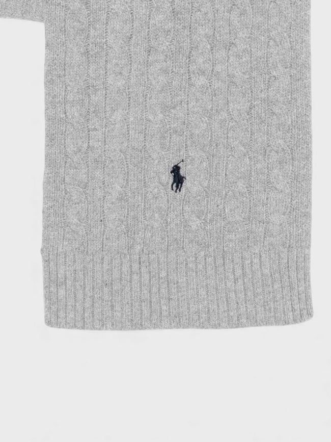 Polo Ralph Lauren Scarf Classic Wool Blend Grey