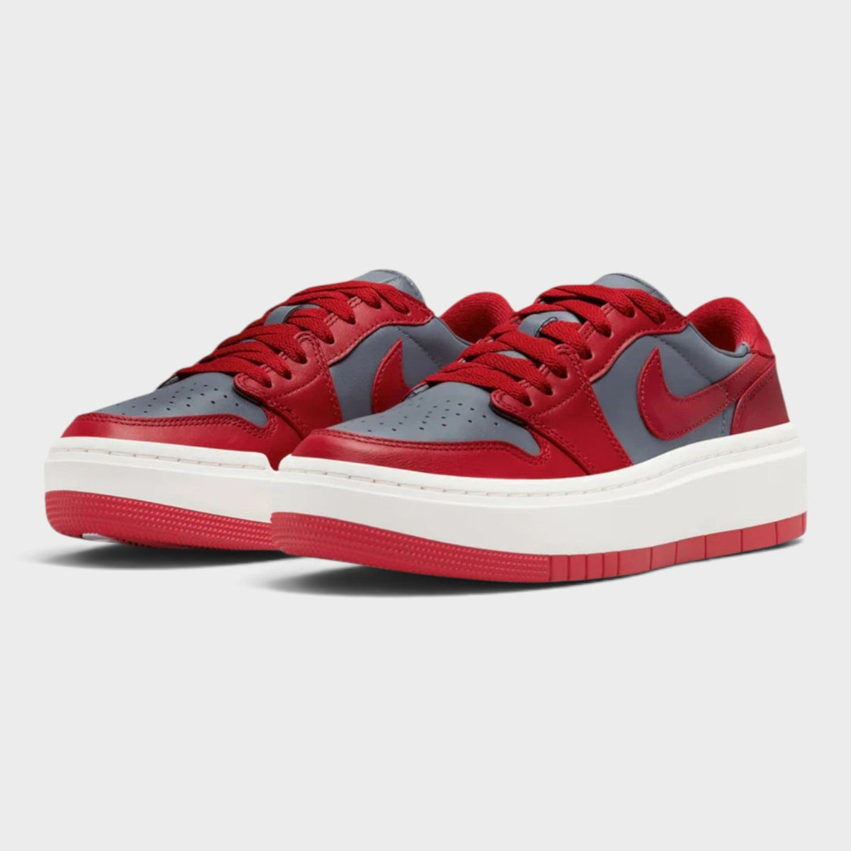 Elevate Low Red Dark Grey
