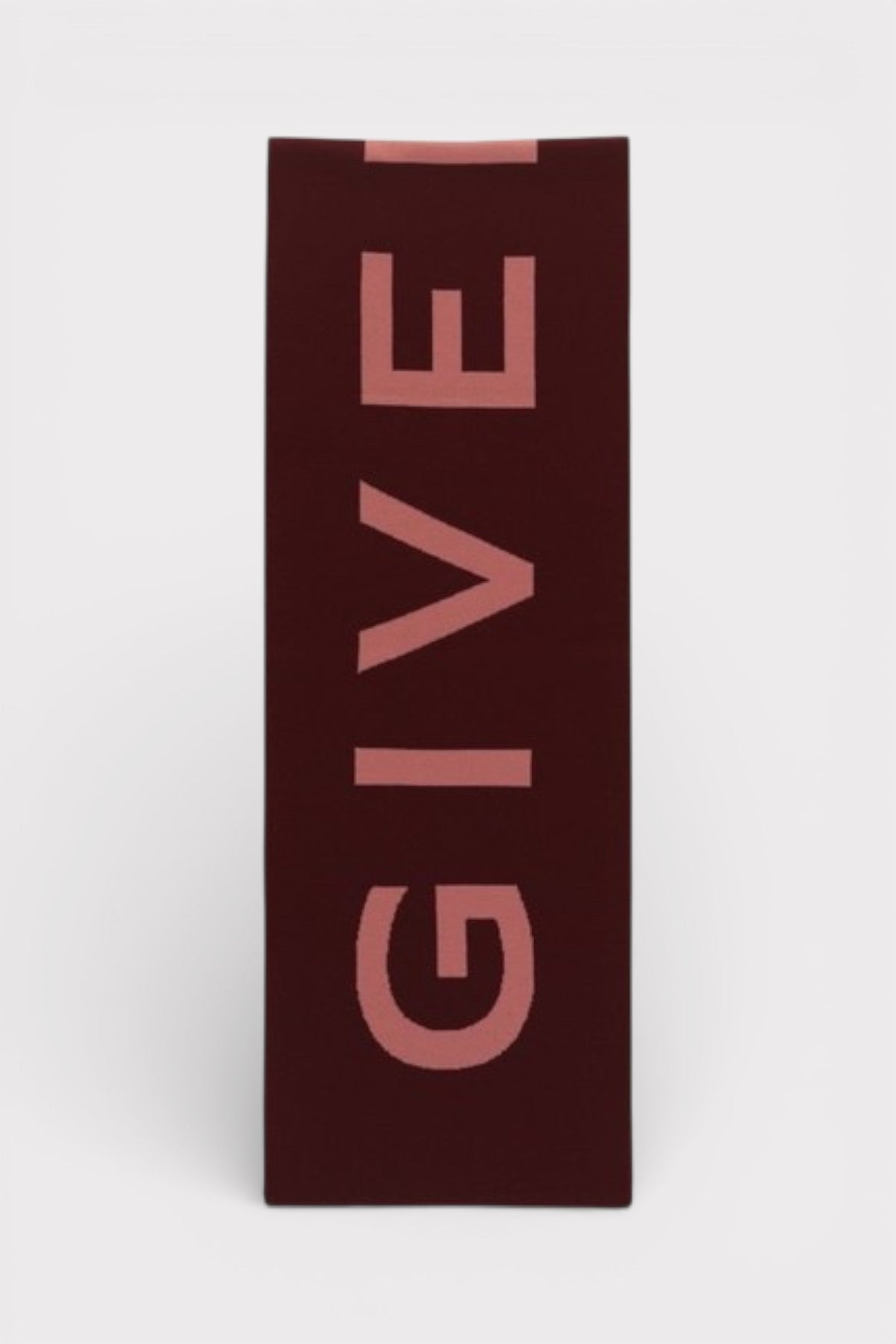 Givenchy Jacquard Logo Scarf Red Pink