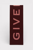 Givenchy Jacquard Logo Scarf Red Pink