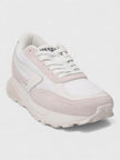 Diesel Womens Tyche Runner Sneakers Suede Fabric White
