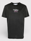 Off-White Wave Off Raw Slim Short Sleeve Tee Black