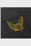 Flying Brain Pocket Tee Vintage Black