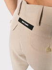 Tab Knit Pants Beige